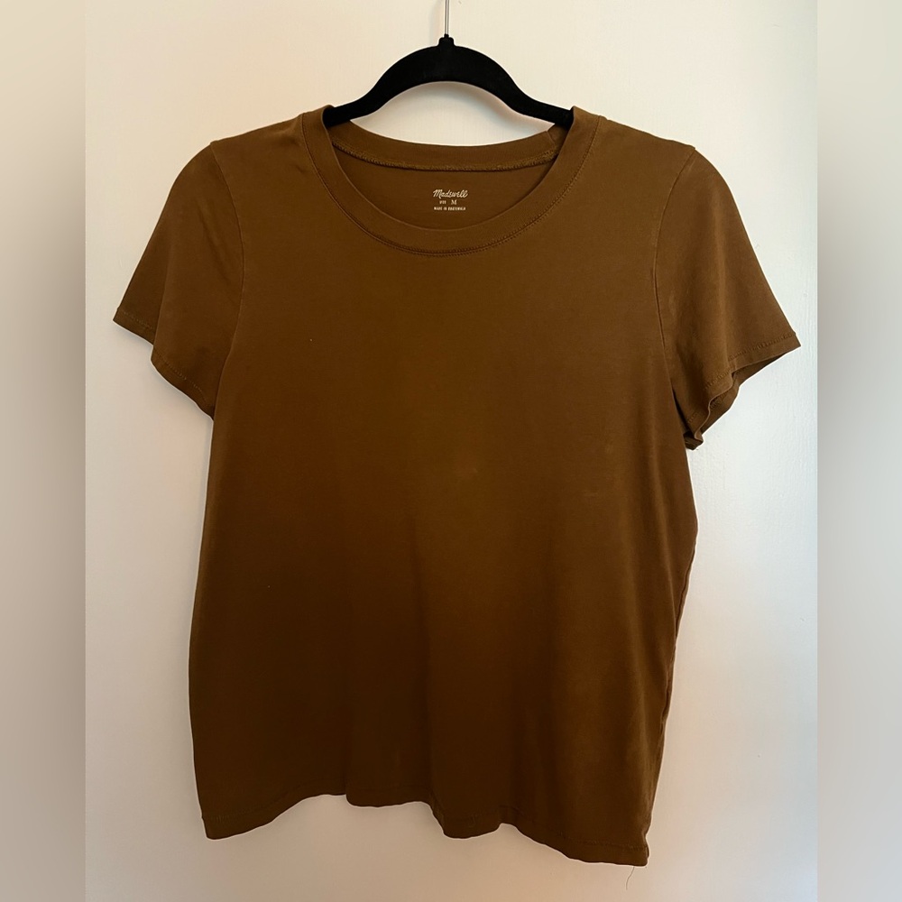Madewell Northside Vintage Brown Tee